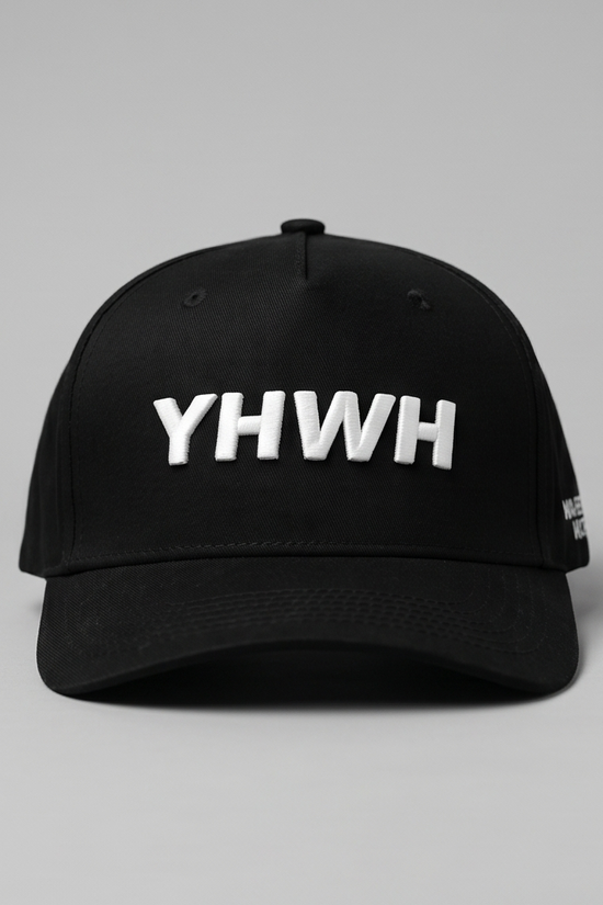 Black YHWH Embroidered Cap