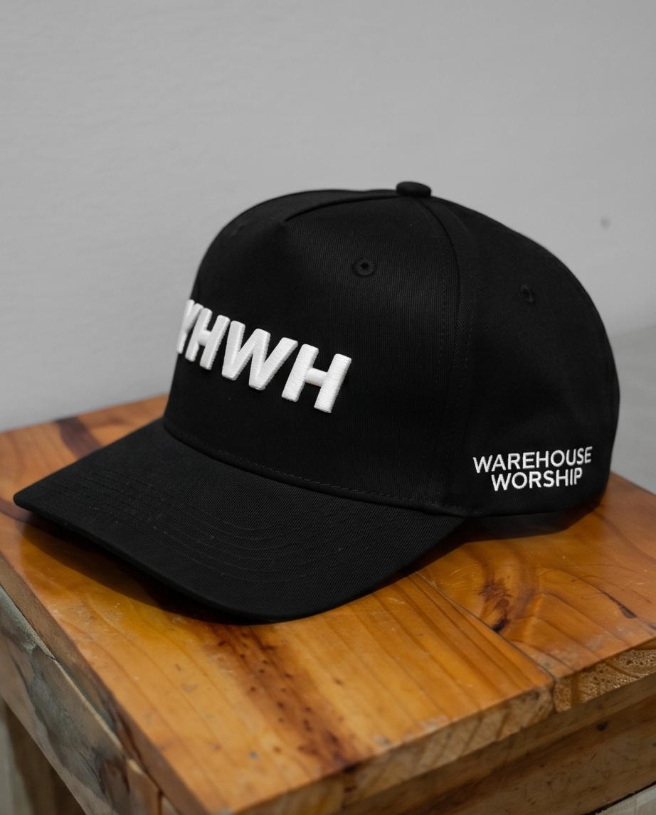 Black YHWH Embroidered Cap