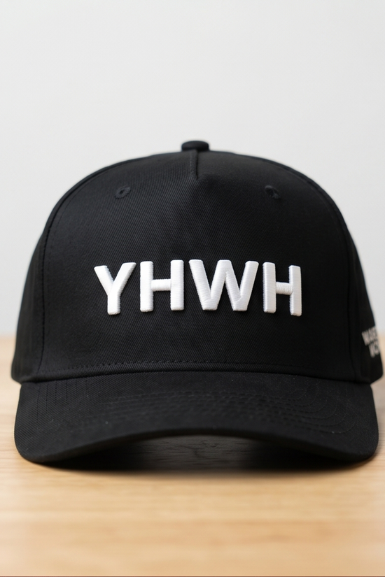 Black YHWH Embroidered Cap