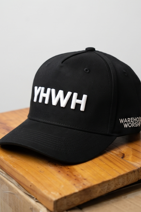 Black YHWH Embroidered Cap