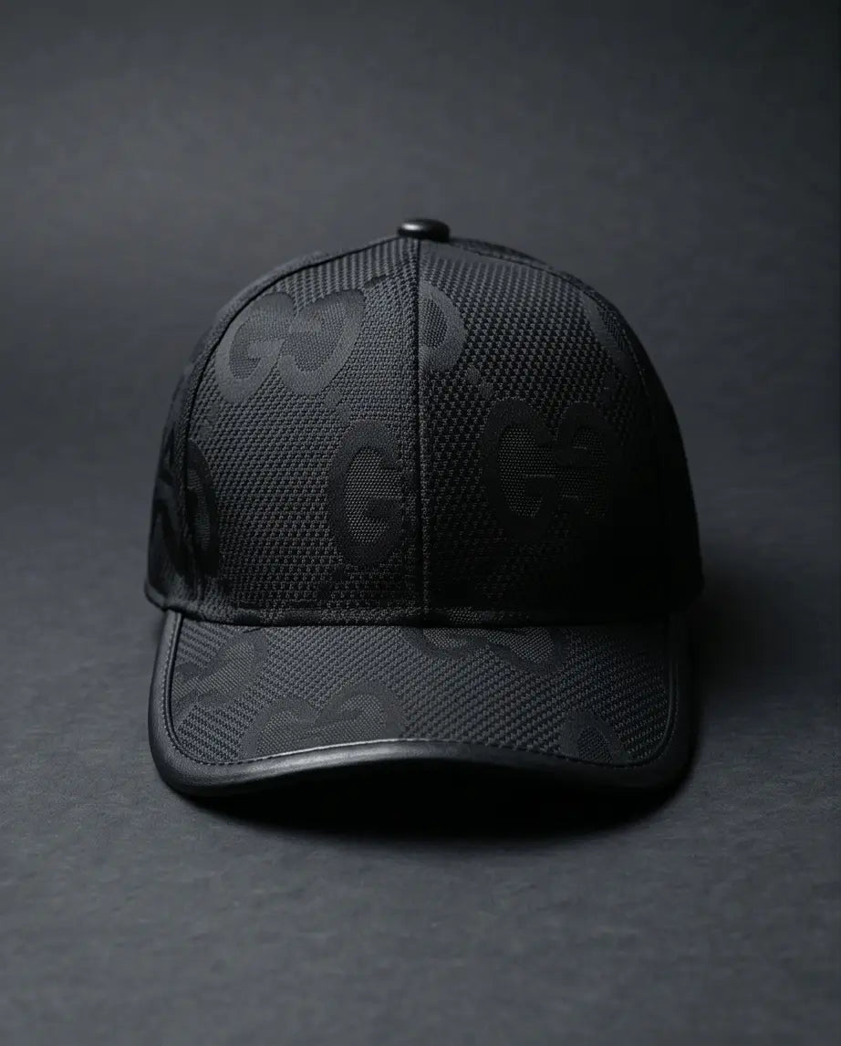 Gucci GG Supreme Canvas Baseball Cap – Matte Jet Black