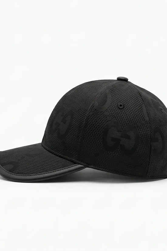 Gucci GG Supreme Canvas Baseball Cap – Matte Jet Black