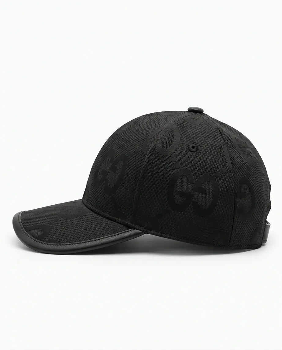 Gucci GG Supreme Canvas Baseball Cap – Matte Jet Black