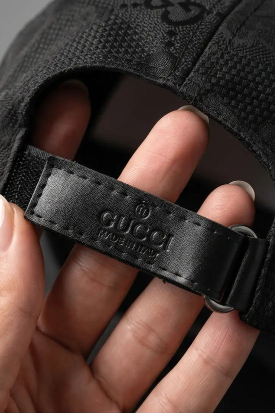 Gucci GG Supreme Canvas Baseball Cap – Matte Jet Black