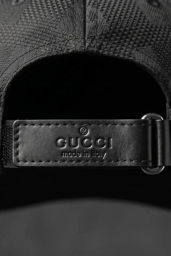 Gucci GG Supreme Canvas Baseball Cap – Matte Jet Black