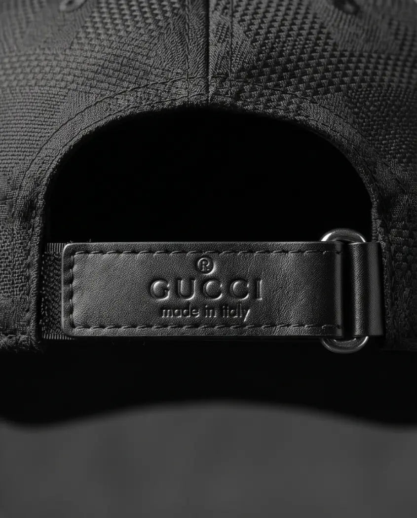 Gucci GG Supreme Canvas Baseball Cap – Matte Jet Black