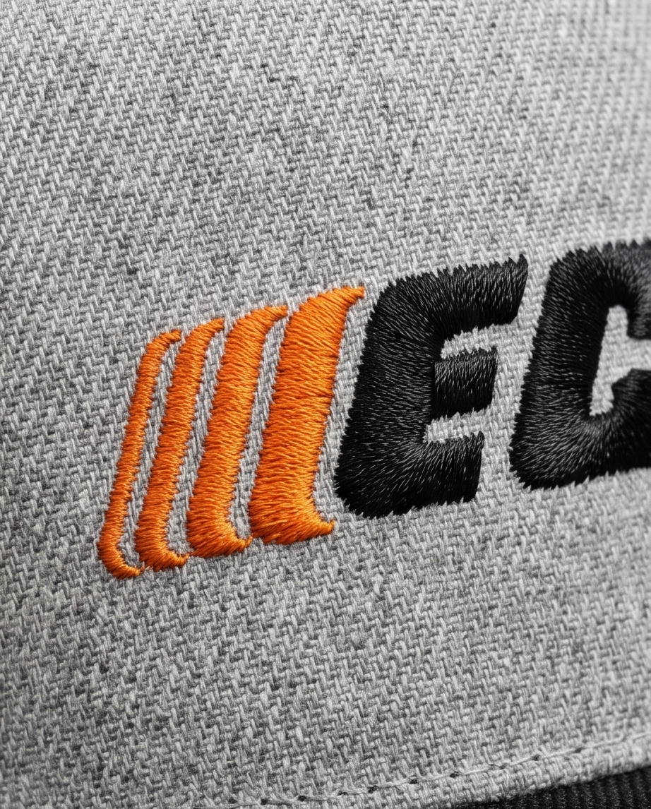 ECHO Gray and Black Snapback Cap