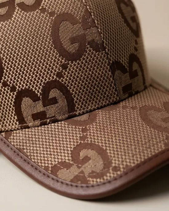 Gucci Jumbo GG Supreme Canvas Baseball Cap – Classic Ebano Brown