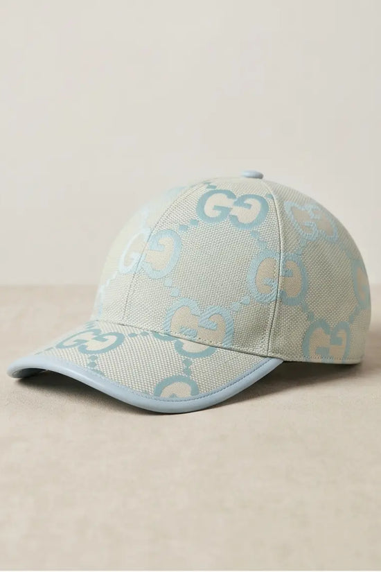 Gucci GG Supreme Canvas Baseball Cap – Pastel Light Blue