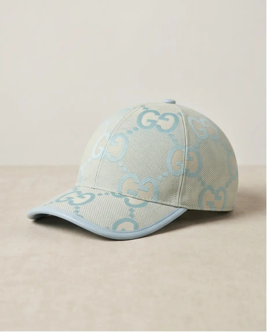 Gucci GG Supreme Canvas Baseball Cap – Pastel Light Blue