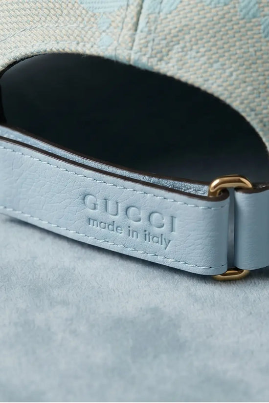 Gucci GG Supreme Canvas Baseball Cap – Pastel Light Blue