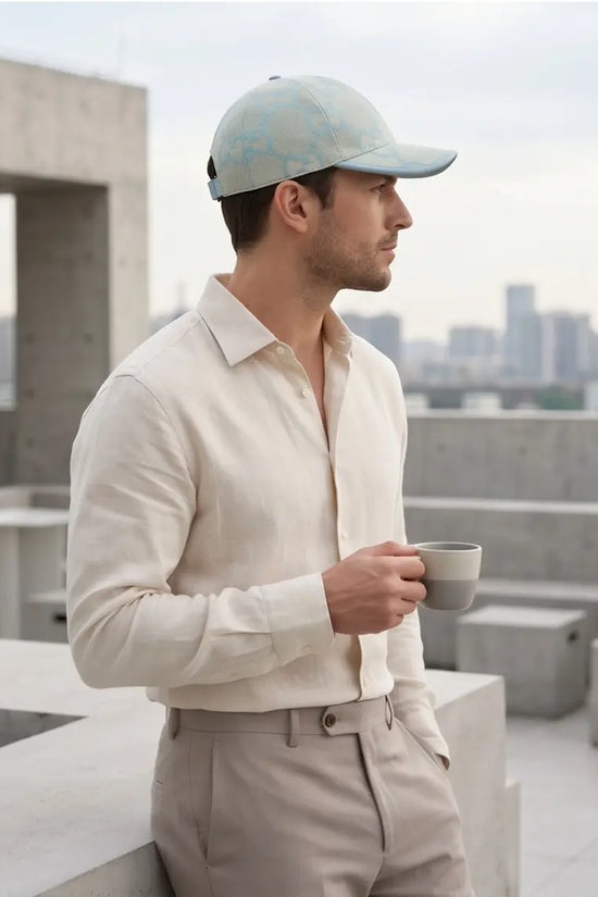 Gucci GG Supreme Canvas Baseball Cap – Pastel Light Blue
