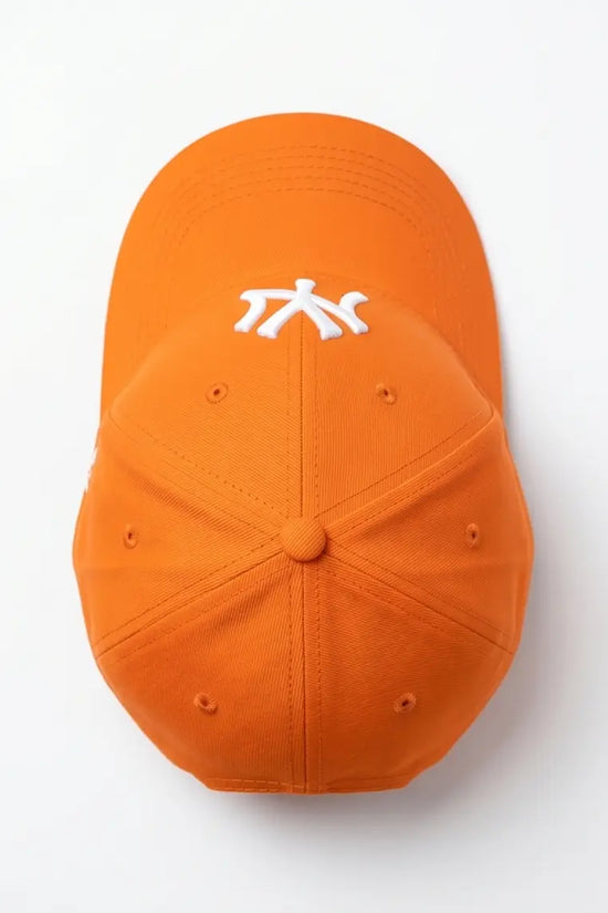 NY Classic Monogram Baseball Cap – Vibrant Neon Orange