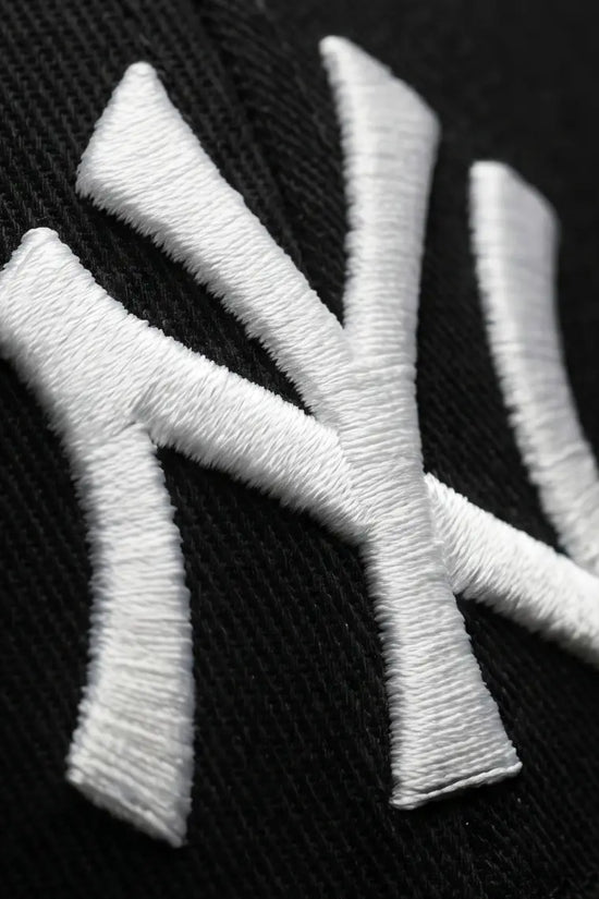 NY Classic Monogram Baseball Cap – Triple Black & Crisp White