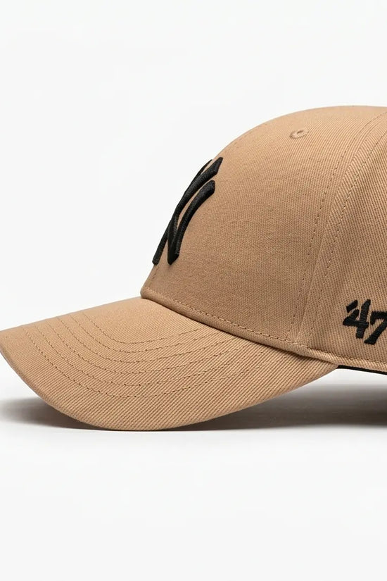 NY Classic Monogram Baseball Cap – Khaki Beige