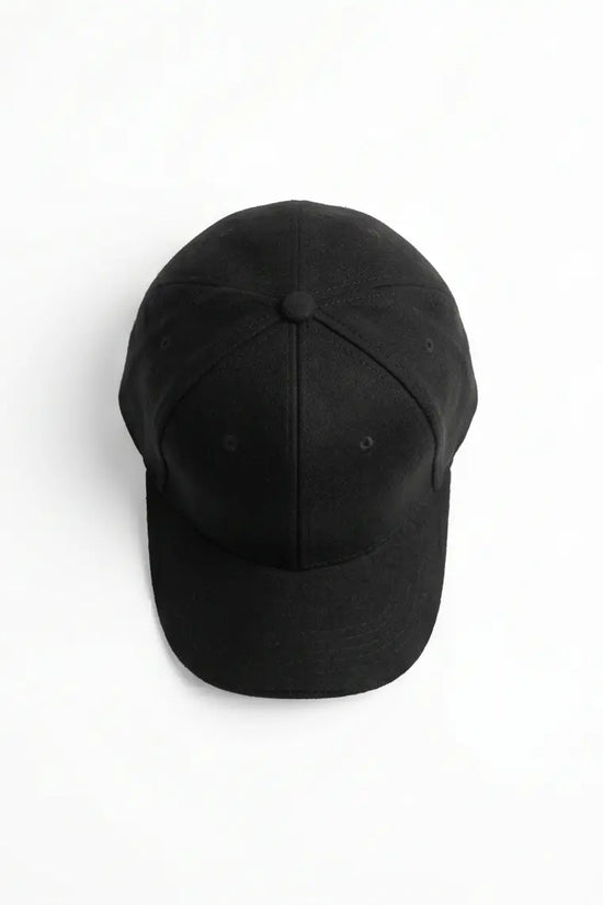Classic Plain Baseball Cap — All Black
