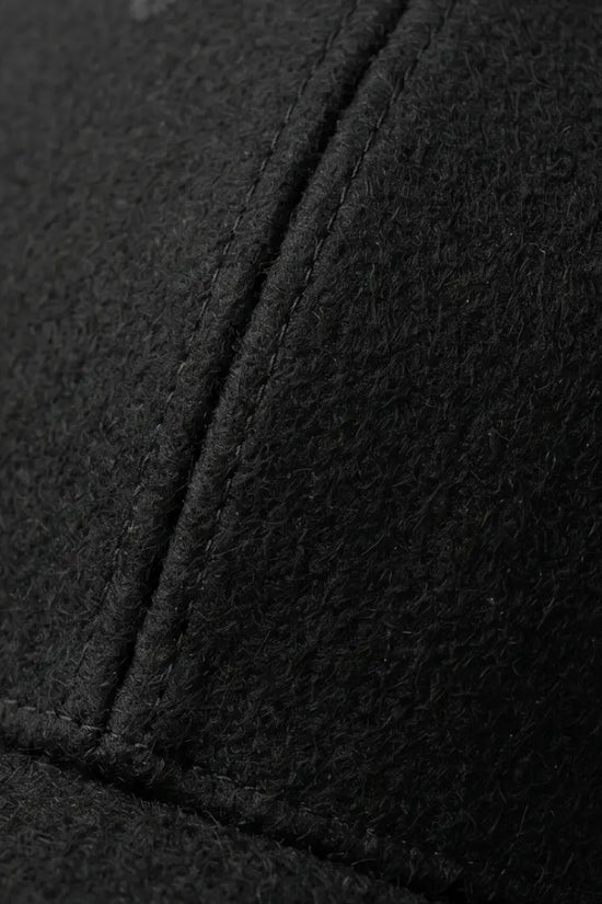 Classic Plain Baseball Cap — All Black