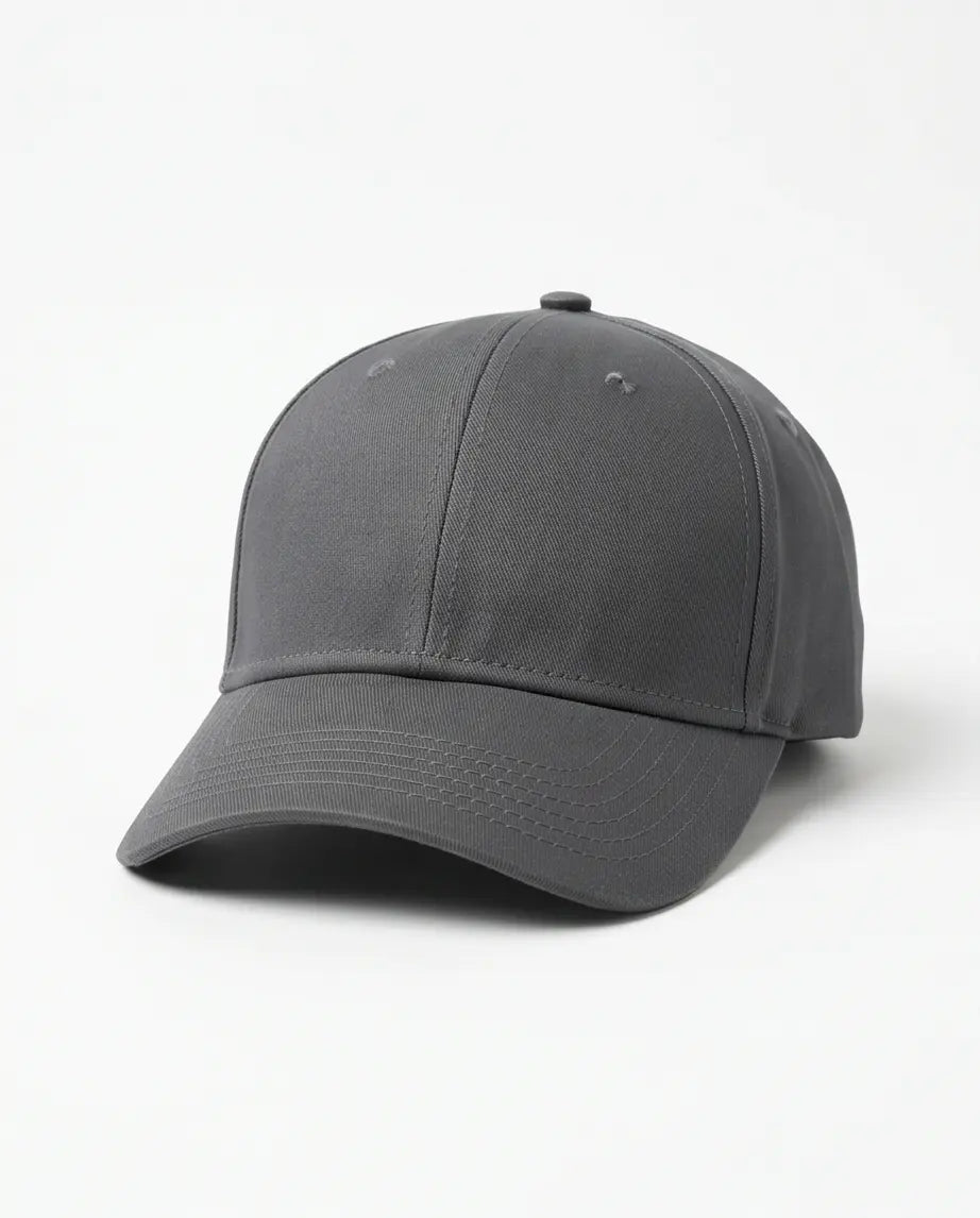 Classic Plain Dad Cap — Charcoal Grey
