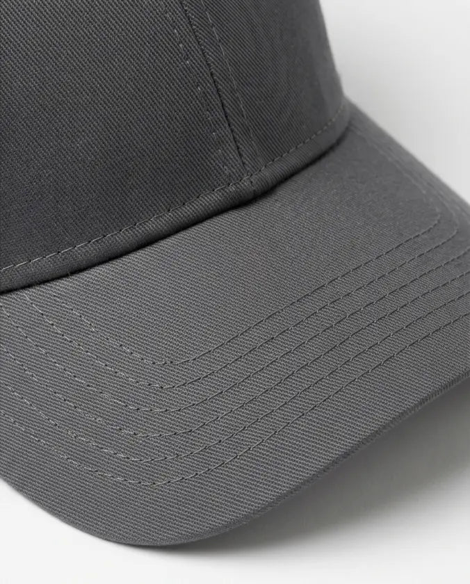 Classic Plain Dad Cap — Charcoal Grey
