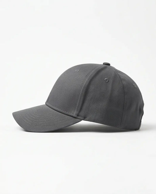 Classic Plain Dad Cap — Charcoal Grey