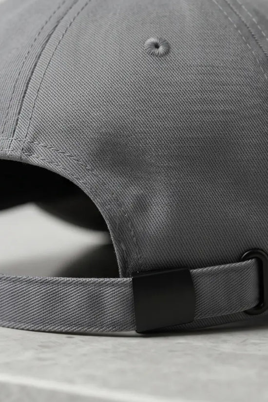Classic Plain Dad Cap — Charcoal Grey