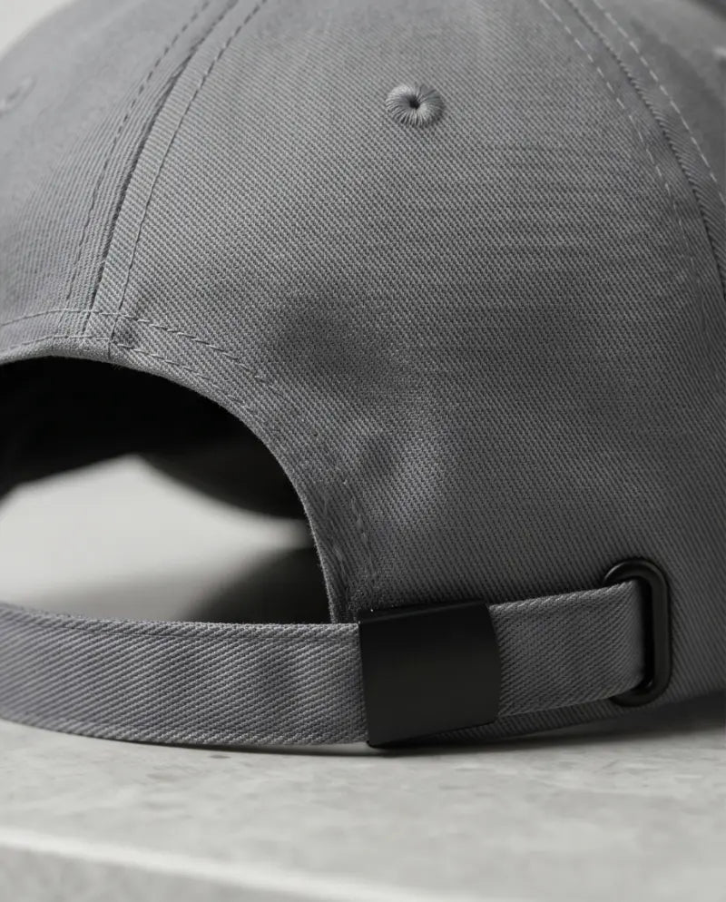 Classic Plain Dad Cap — Charcoal Grey