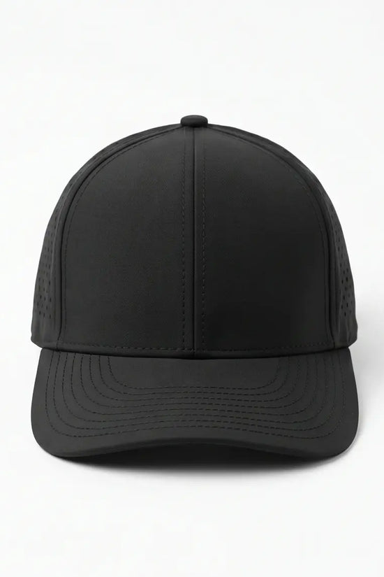 Classic Plain Performance Cap — All Black