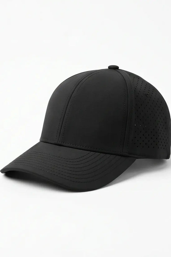 Classic Plain Performance Cap — All Black