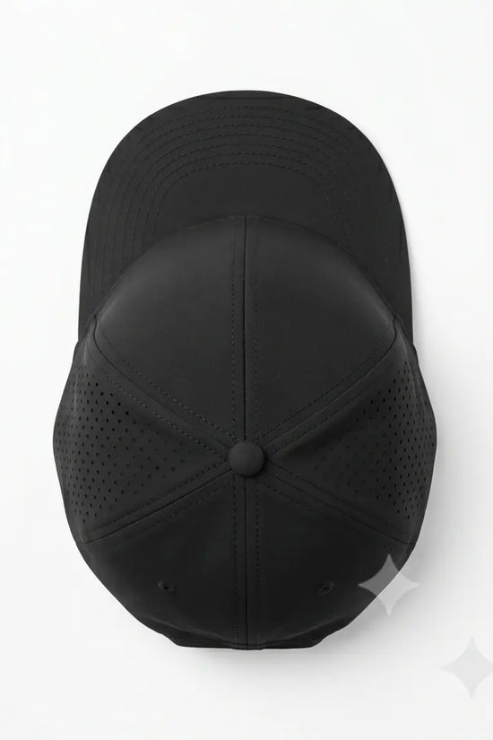 Classic Plain Performance Cap — All Black