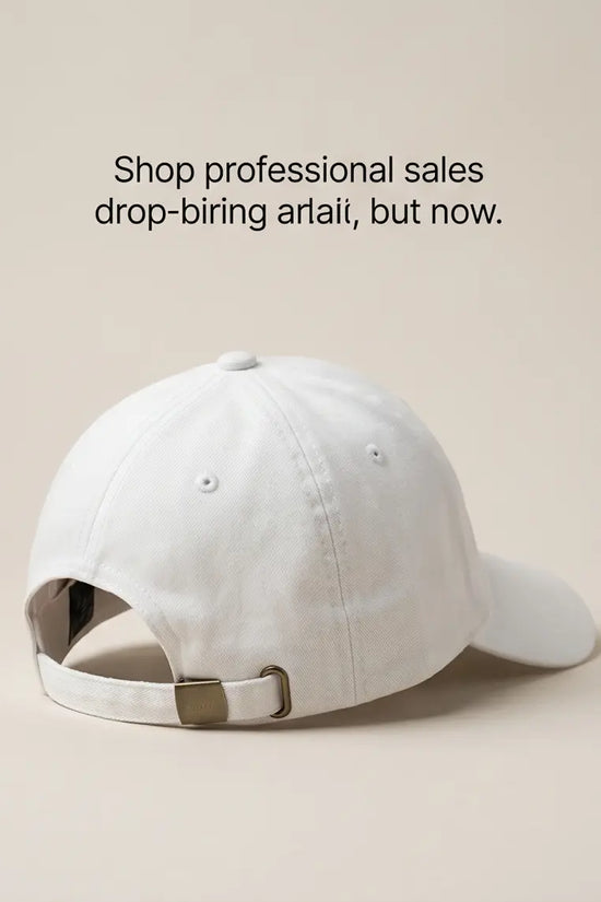 Marea Bold Logo Dad Cap — White / Navy