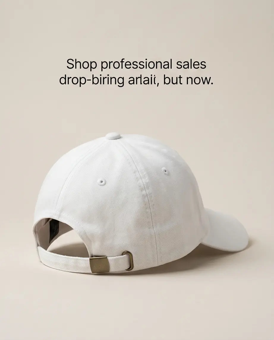 Marea Bold Logo Dad Cap — White / Navy