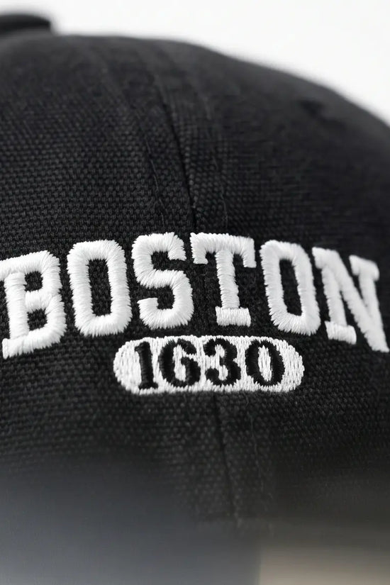 Boston 1630 Varsity Dad Cap — All Black