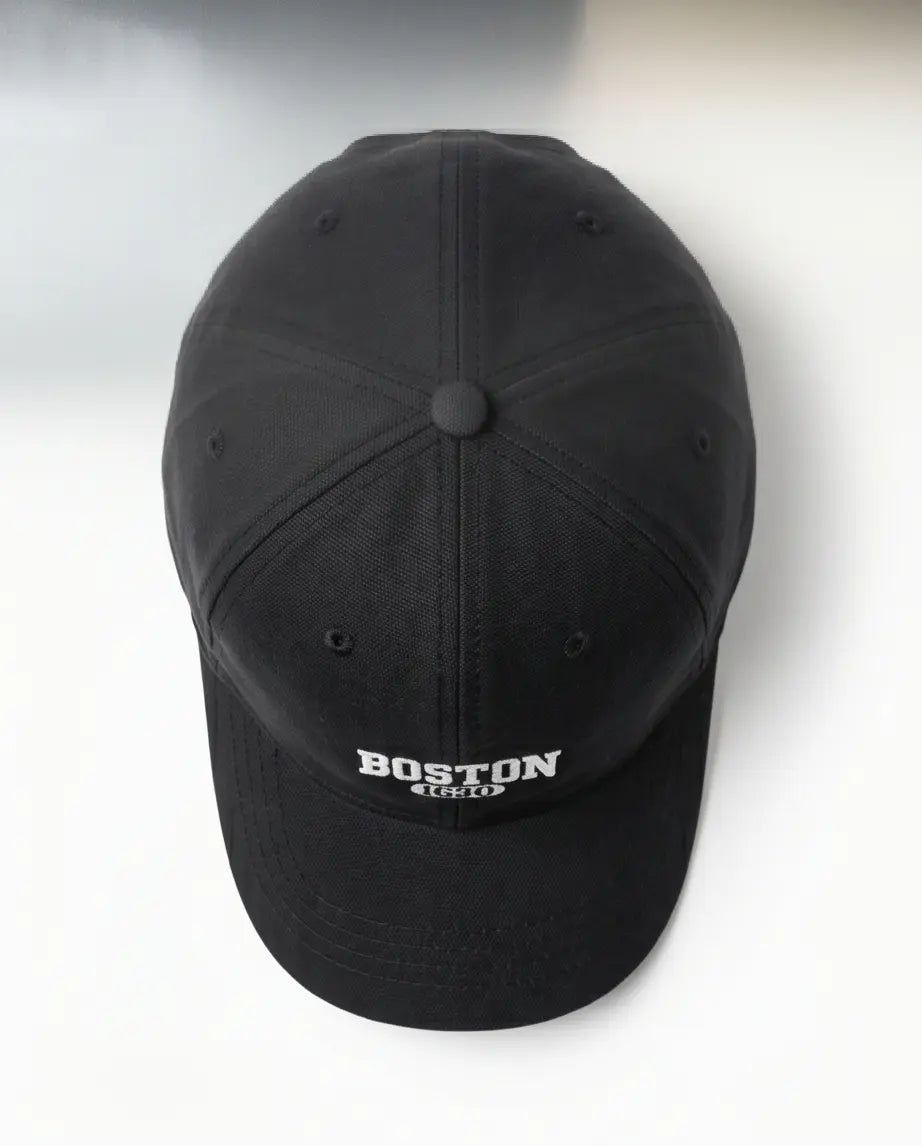 Boston 1630 Varsity Dad Cap — All Black
