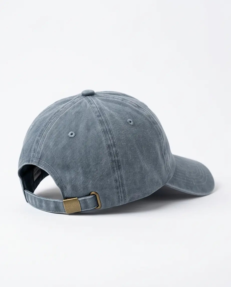 Vintage 1973 Original Parts Embroidered Cap — Washed Denim