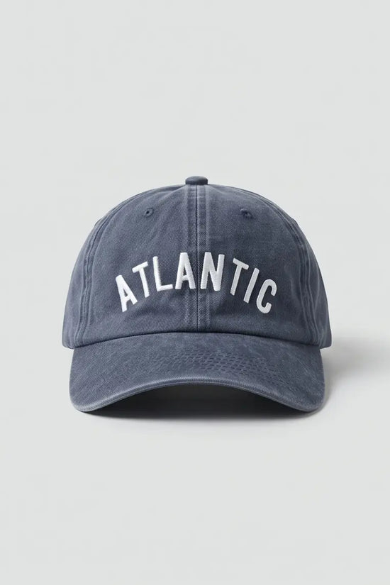 Atlantic Arch Logo Dad Cap — Washed Navy