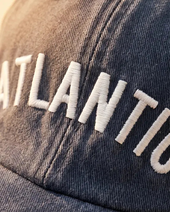 Atlantic Arch Logo Dad Cap — Washed Navy