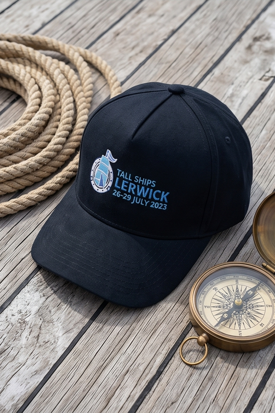 Tall Ships Lerwick Official Event Cap — Black