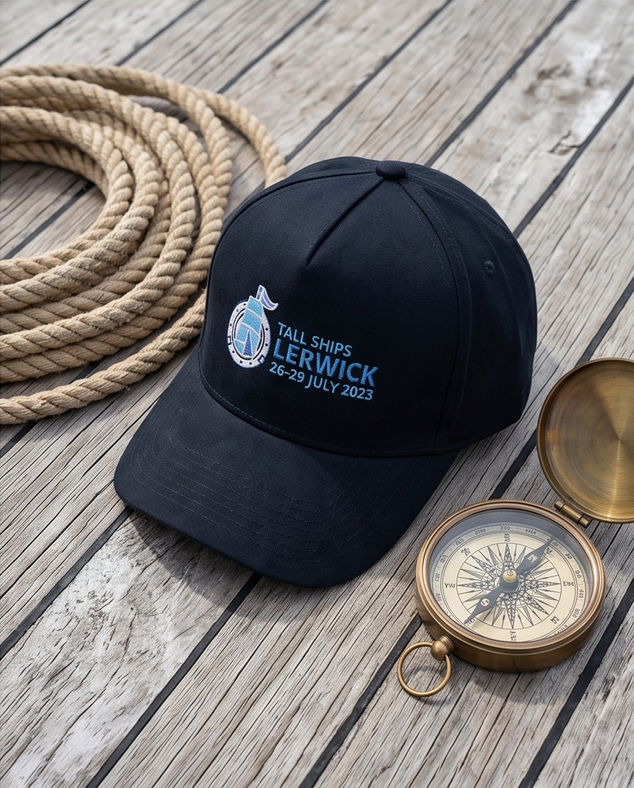 Tall Ships Lerwick Official Event Cap — Black