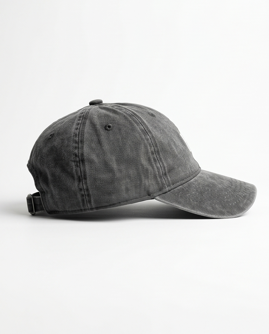 "It' — Just Be" Embroidered Dad Cap — Washed Black