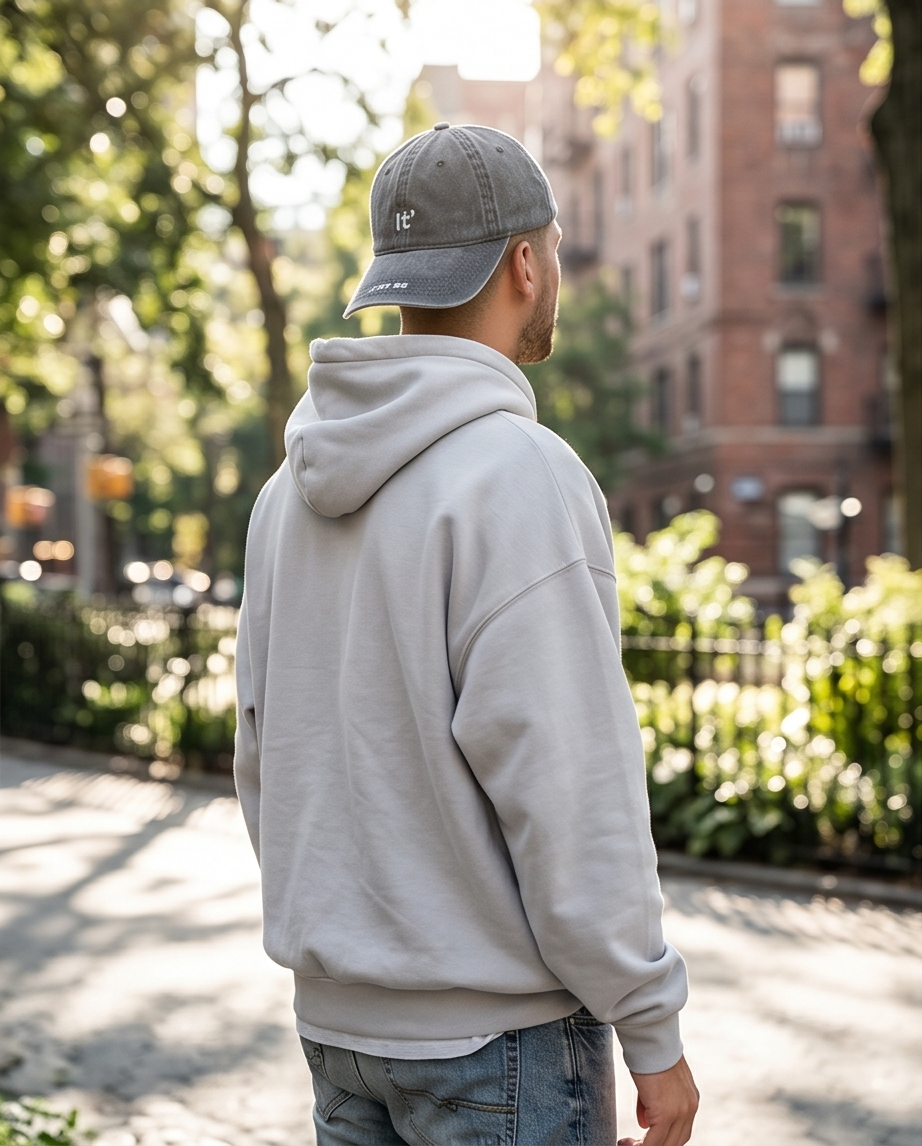 "It' — Just Be" Embroidered Dad Cap — Washed Black