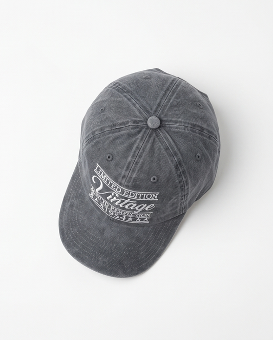 Vintage 1954 "Aged to Perfection" Dad Cap — Washed Grey