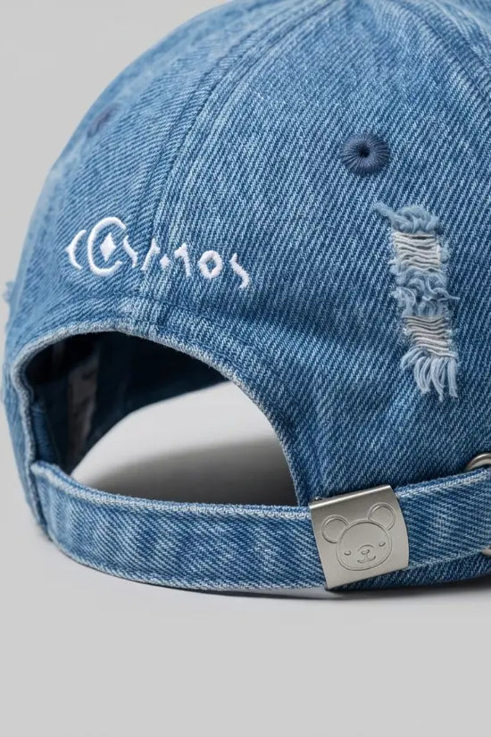 Denim Distressed Cap