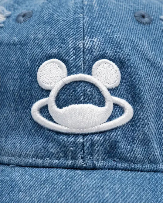 Denim Distressed Cap