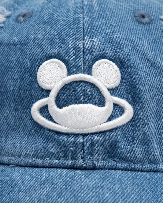 Denim Distressed Cap