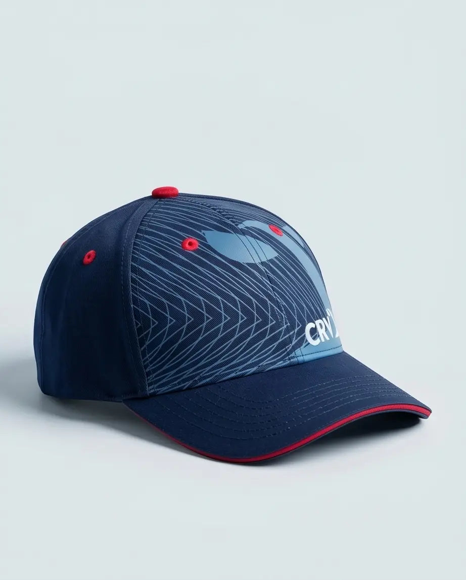 CRV Performance Dynamic Tech Baseball Cap – Navy, Blue & Red