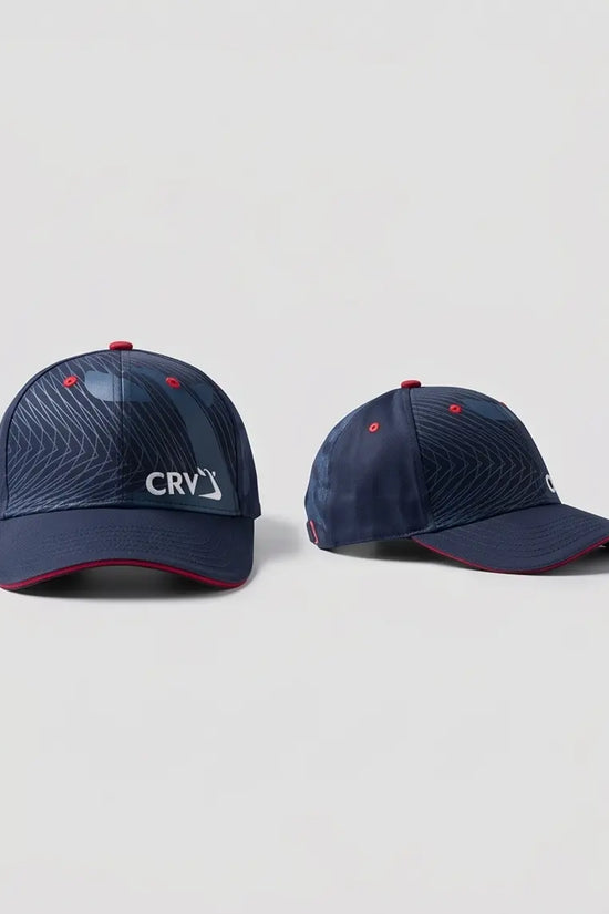 CRV Performance Dynamic Tech Baseball Cap – Navy, Blue & Red