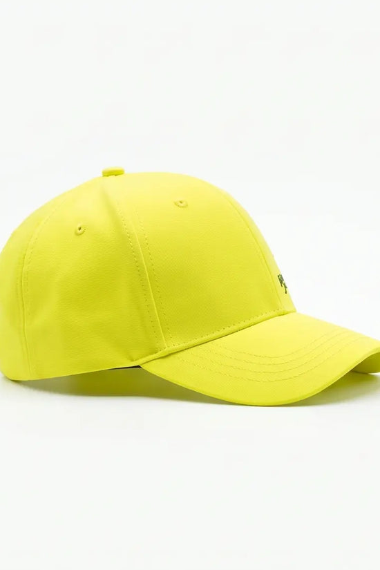 Violent Slow Neon Graphic Baseball Cap – Electric Cyber Yellow