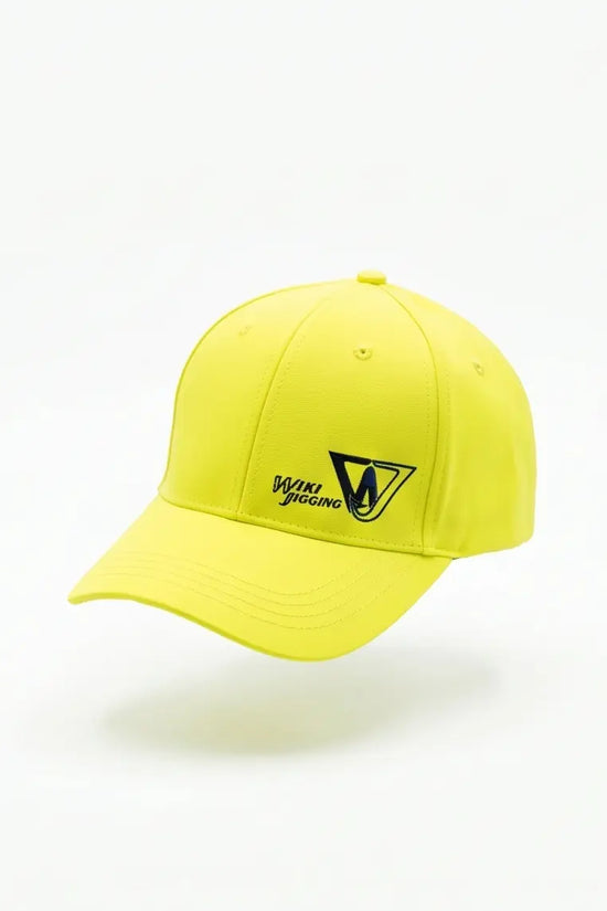 Violent Slow Neon Graphic Baseball Cap – Electric Cyber Yellow