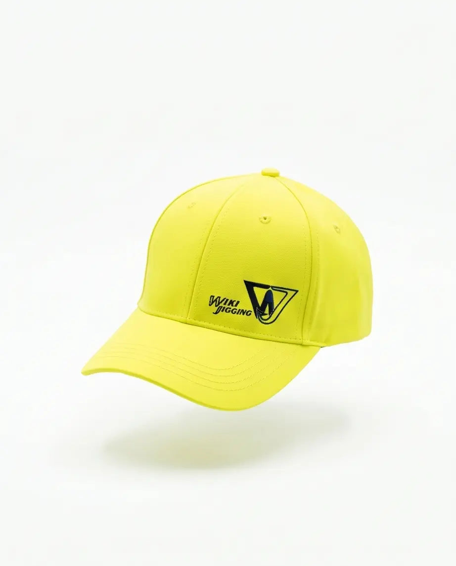 Violent Slow Neon Graphic Baseball Cap – Electric Cyber Yellow