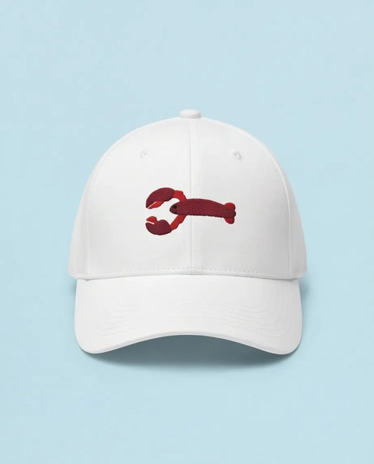 White Crab Logo Cap